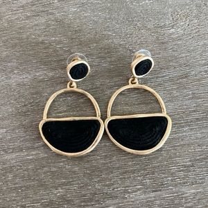 Genuine leather earrings